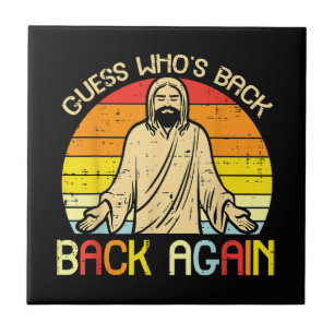 Azulejo Pascua Jesús Adivina Quién Vuelve Religioso Cristi