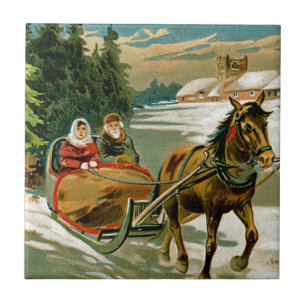 Azulejo Paseo del trineo