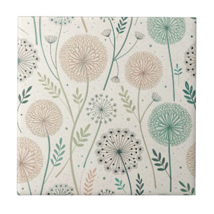 Azulejo Pastel Dandelion Dreams - Floral caprichosa (2)