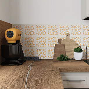 Azulejo Pastel de calabaza de cosecha de otoño