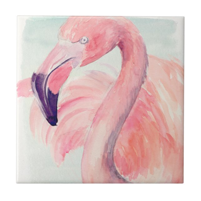 Azulejo Pastel Flamingo (Frente)