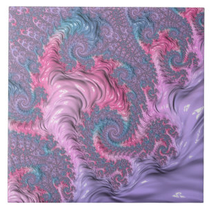 Azulejo Pastel Fractal
