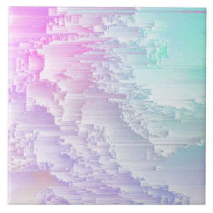 Azulejo Pastel Glitch