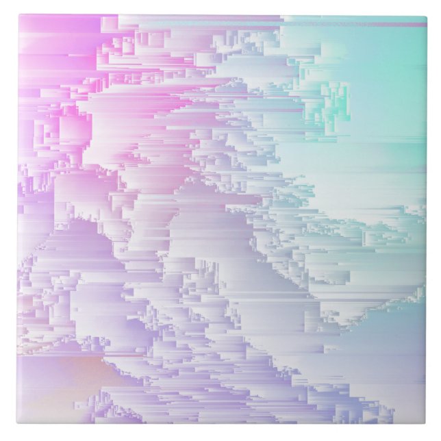 Azulejo Pastel Glitch (Frente)