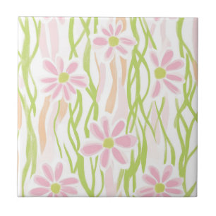 Azulejo Pastel Retro Floral (8)