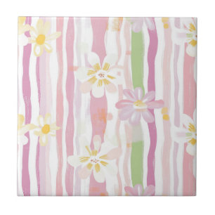 Azulejo Pastel Retro Floral (9)