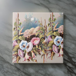 Azulejo Pasteles de jardín de flores de miel de abejas |