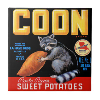 Azulejo Patatas dulces de la marca del Coon