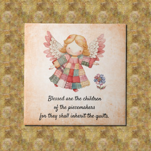 Azulejo Patchwork Angel Fairy Ceramic Tile