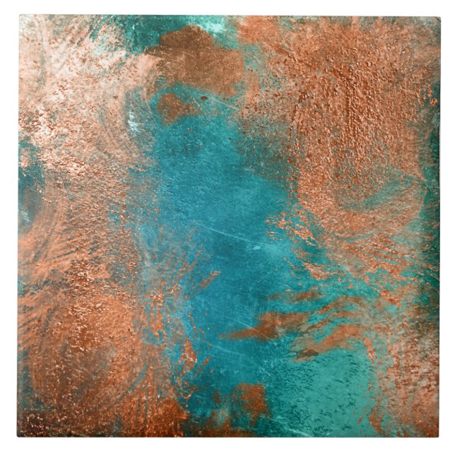 Azulejo Patina con problemas de cobre (Frente)