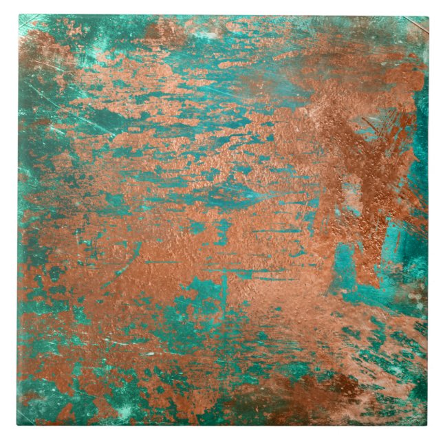 Azulejo Patina con problemas de cobre (Frente)