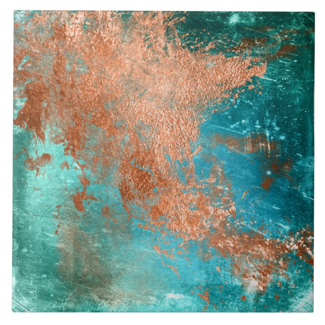 Azulejo Patina con problemas de cobre (Frente)