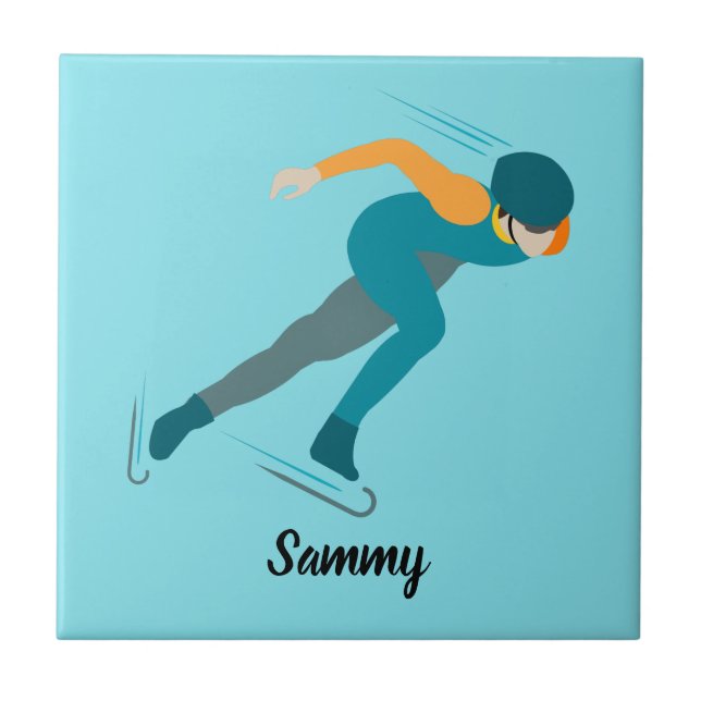 Azulejo Patinaje de velocidad (Frente)