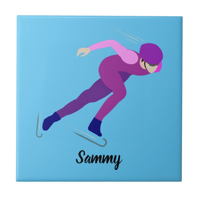 Azulejo Patinaje de velocidad (Frente)