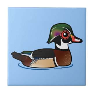 Azulejo Pato de madera