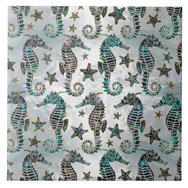Azulejo Patrón Abalone Starfish (Frente)