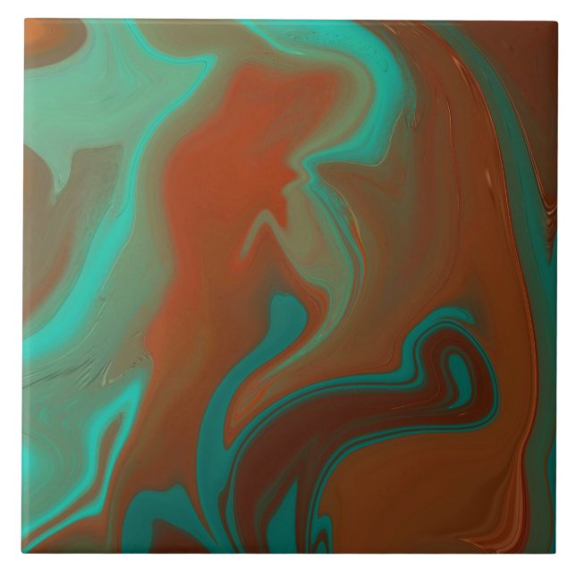 Azulejo patrón abstracto, (Frente)