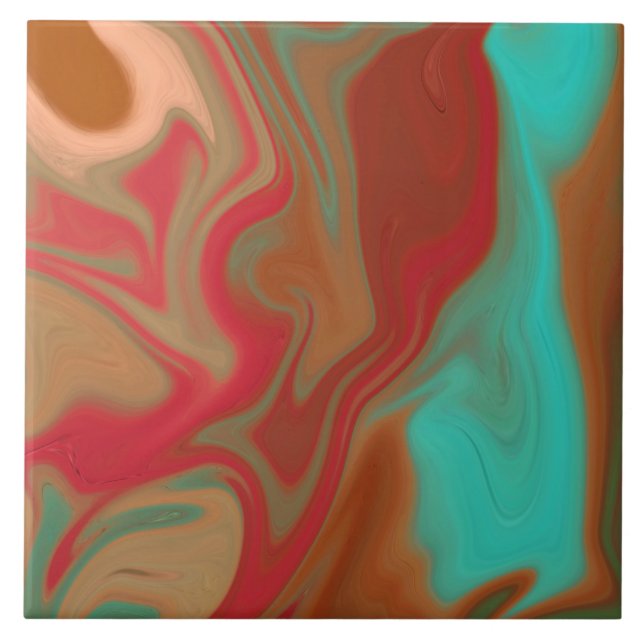 Azulejo patrón abstracto. (Frente)