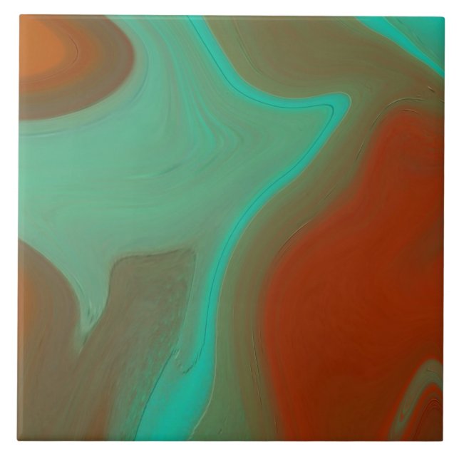 Azulejo patrón abstracto (Frente)