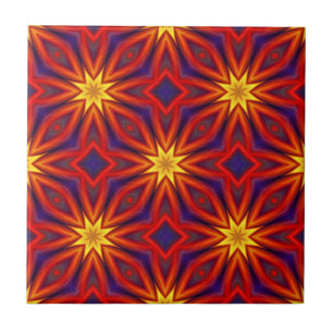 Azulejo Patrón abstracto colorido