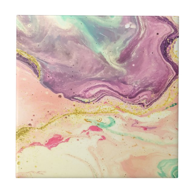 Azulejo Patrón abstracto de mármol cutáneo (Frente)