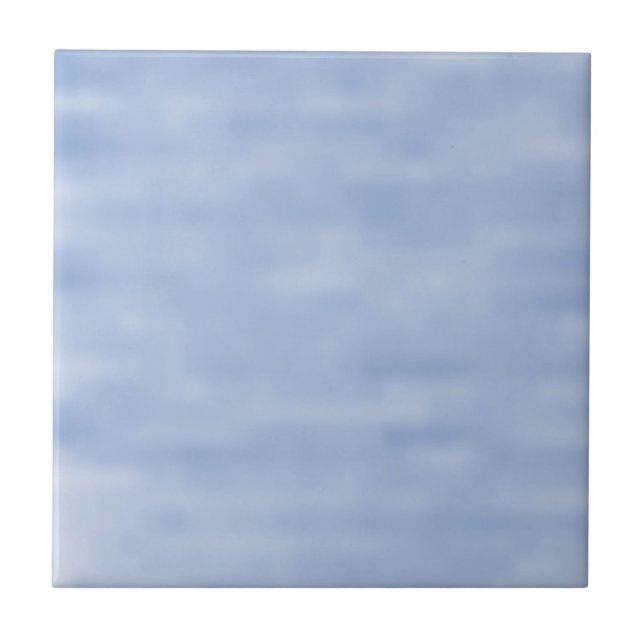 Azulejo Patrón abstracto del cielo azul claro minimalista  (Frente)