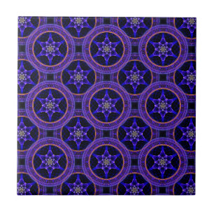 Azulejo Patrón abstracto elegante boho moderno floral #505