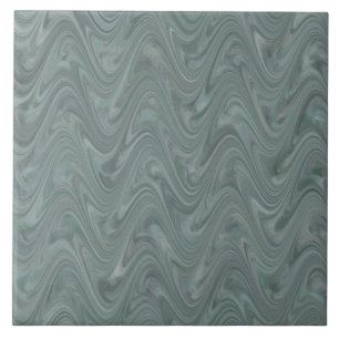 Azulejo Patrón abstracto ondulado gris azul