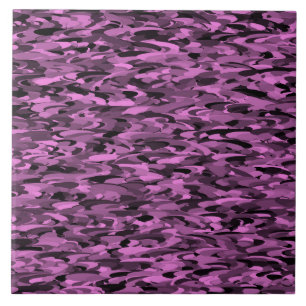 Azulejo Patrón abstracto púrpura negro