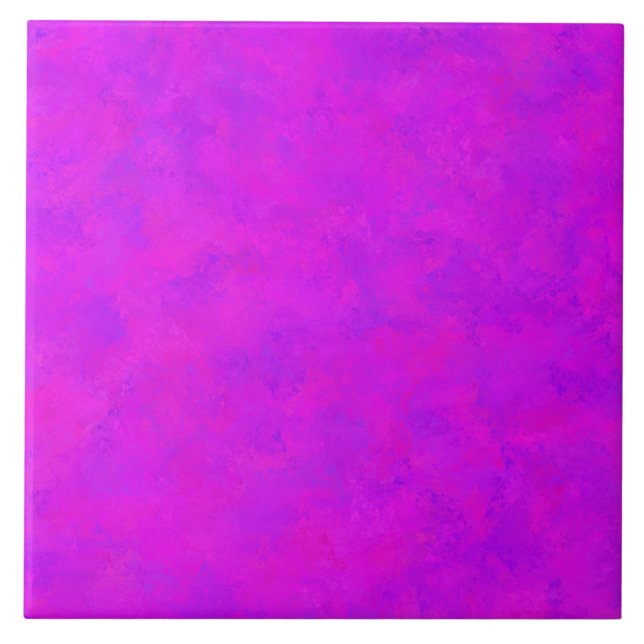 Azulejo Patrón abstracto rosa púrpura (Frente)