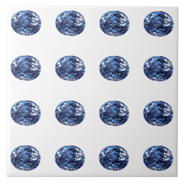 Azulejo Patrón acuamarino (Frente)