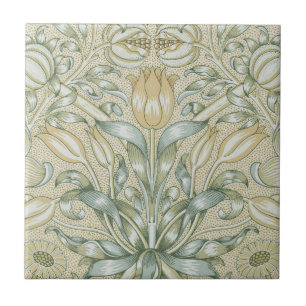Azulejo Patrón Antiguo de Granada William Morris Lily