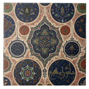 Azulejo Patrón árabe vintage