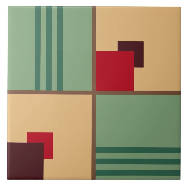 Azulejo Patrón Art Déco de los años 30 (Frente)