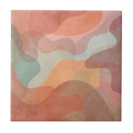 Azulejo Patrón artístico elegante y colorido