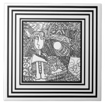 Patrón blanco y negro