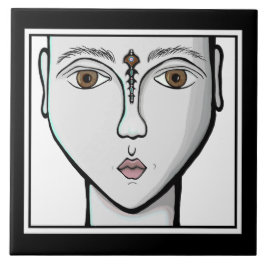 Azulejo Patrón blanco y negro