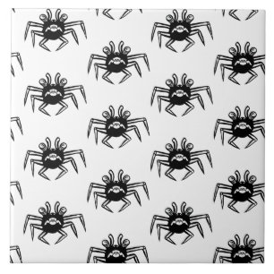 Azulejo Patrón blanco y negro