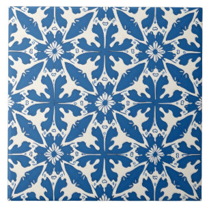Azulejo Patrón Boho en Azul – Elegante y Audaz