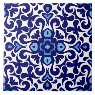 Azulejo  Patrón clásico antiguo boho 