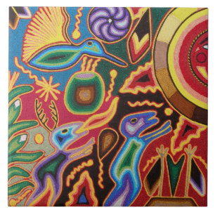 Azulejo - Patrón Colorido de Baldosas Mexicanas