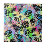 Azulejo Patrón Colorido de Grafiti Urbano (1)<br><div class="desc">Azulejo cerámico de patchwork de grafiti urbano colorido que presenta bloques abstractos audaces, pinceladas expresivas, garabatos, estrellas y texturas de medios mixtos en azul brillante, amarillo, rosa, naranja y negro. Enérgico y atrevido con una estética de arte callejero moderno, este diseño continuo es ideal para los amantes del arte del...</div>