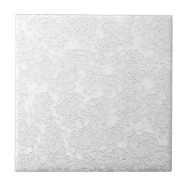 Azulejo Patrón contemporáneo blanco floral moderno