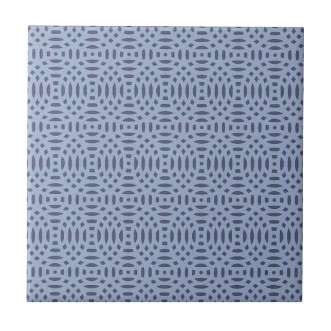 Azulejo patrón continuo de formas circulares (Frente)