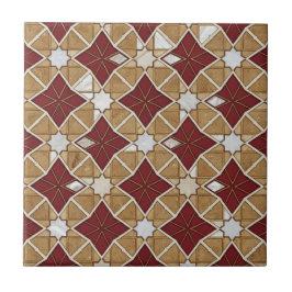 Azulejo Patrón continuo de mosaico Zellige marroquí de luj