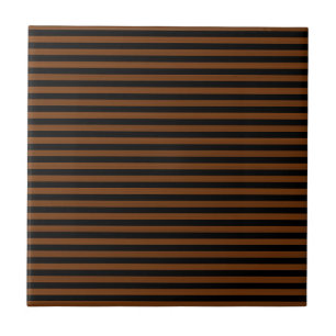 Azulejo Patrón continuo de rayas negras marrones