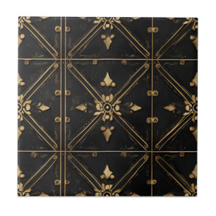 Azulejo Patrón cuadrado oscuro