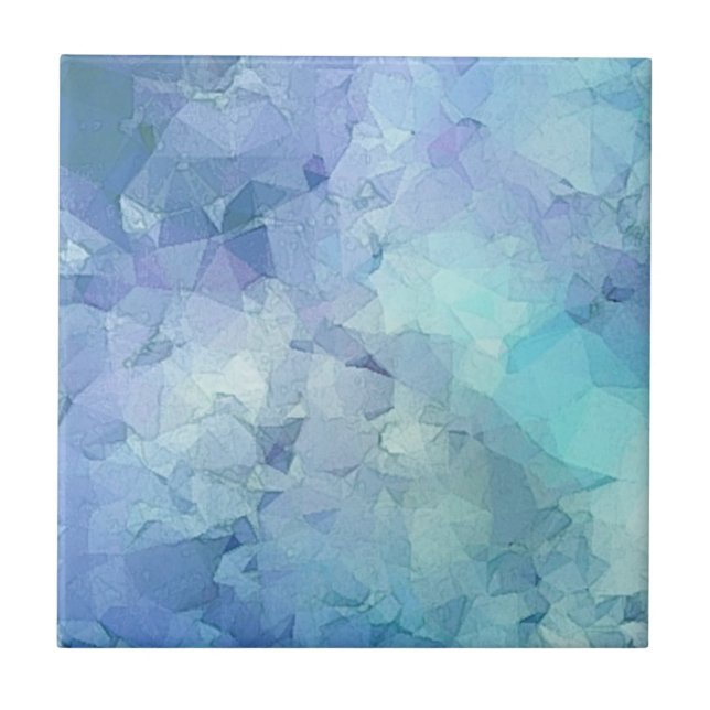 AZULEJO PATRÓN DE ABSTRACTO GEOMÉTRICO AZUL SENCILLO Y MOD (Frente)