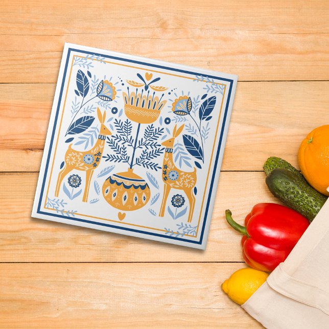 Azulejo Patrón de alevines de oro azul (Subido por el creador)