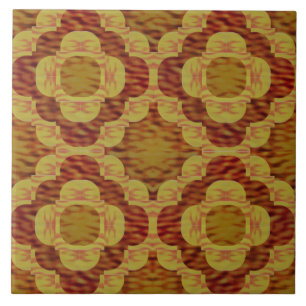 Azulejo Patrón de Anillo de Amor de Fuego